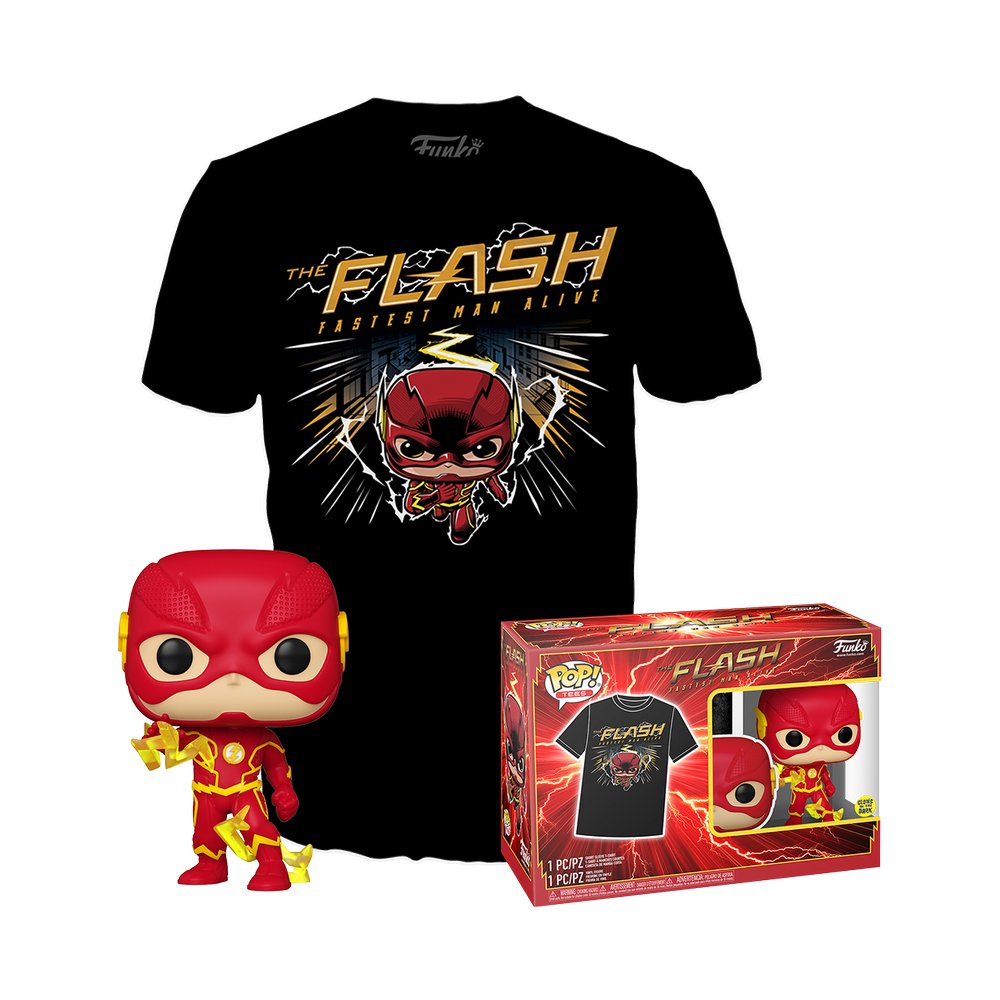 

Dc Comics — Booble Head Pop N° 1097 — The Flash + футболка (L) Inna marka