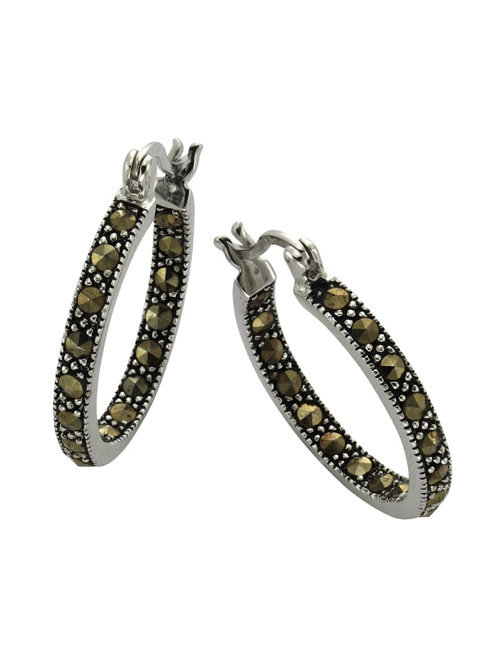 

Zeeme Серьги 925/- Sterling Silber in schwarz