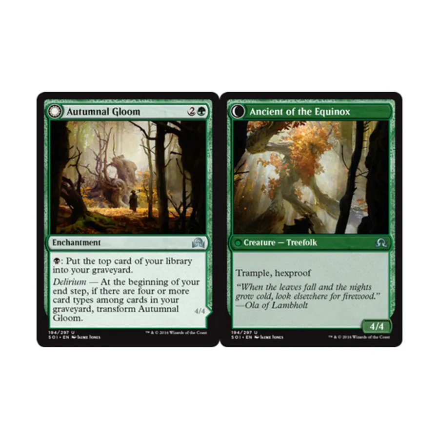 

CCG Осенний мрак // Древний равноденствия (U), MTG - Shadows Over Innistrad