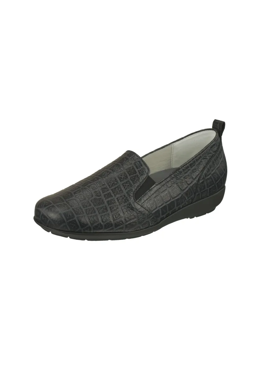 Натуральные тапочки для ног "Clea" из мягкой оленьей кожи Natural Feet, антрацит