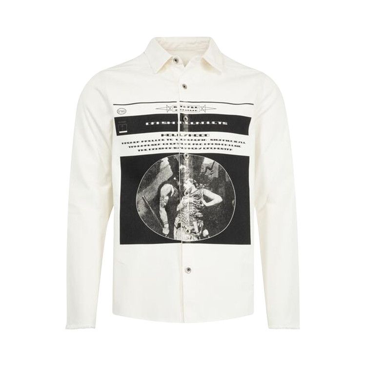 

Куртка Rick Owens DRKSHDW Outershirt, Milk/Black