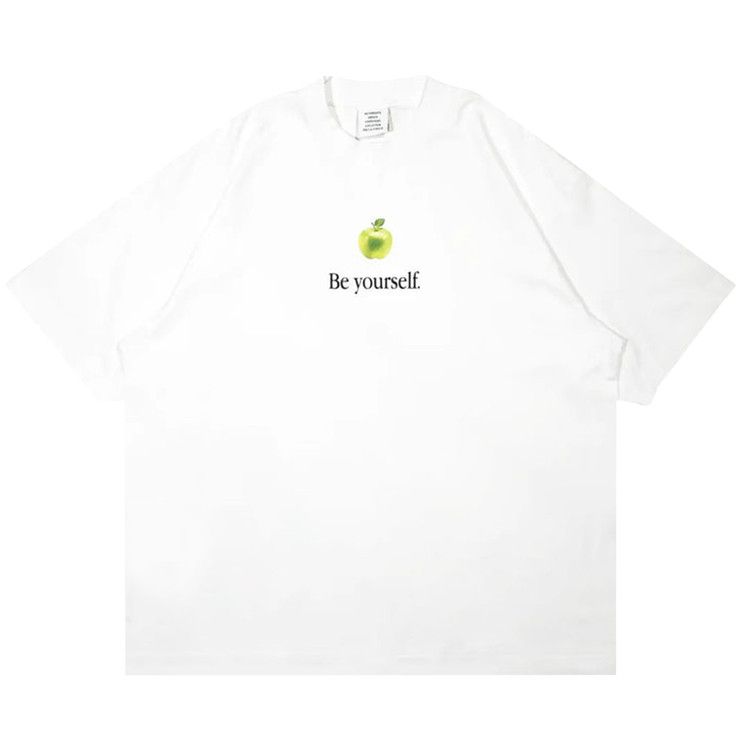 

Футболка Vetements Be Yourself Oversized T-Shirt, White