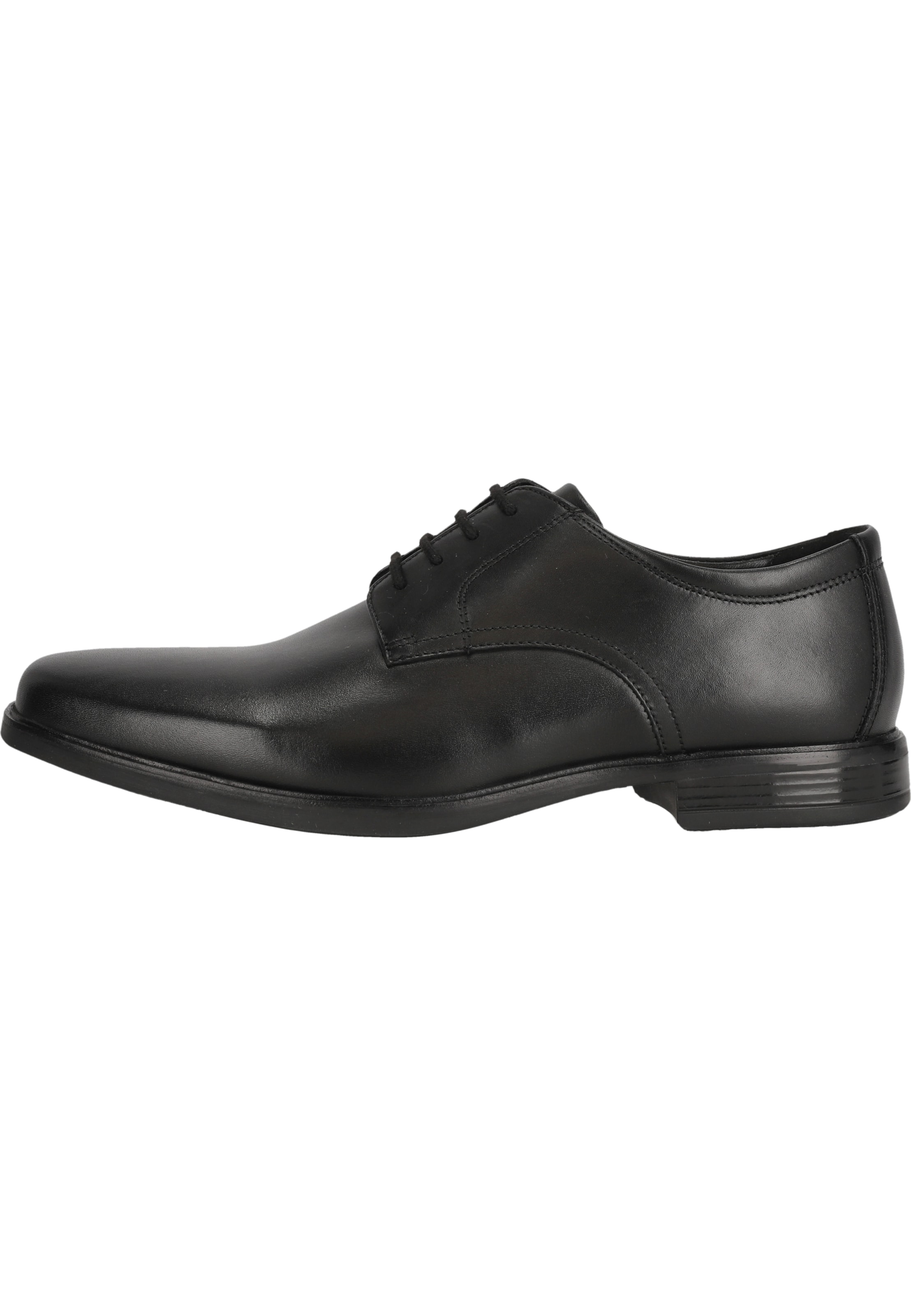 CLARKS Шнурованные туфли 'Howard Walk' в черном цвете — фото 2
