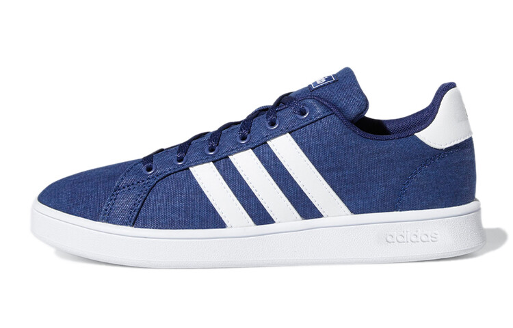 GRAND COURT Kids Скейтбординг Кроссовки Детские низкие темно-синие/ярко-белые Adidas Neo