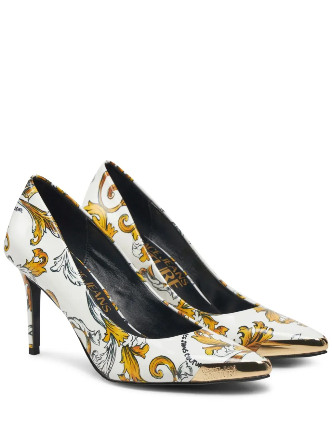 Туфли с принтом Versace Jeans Couture, белый