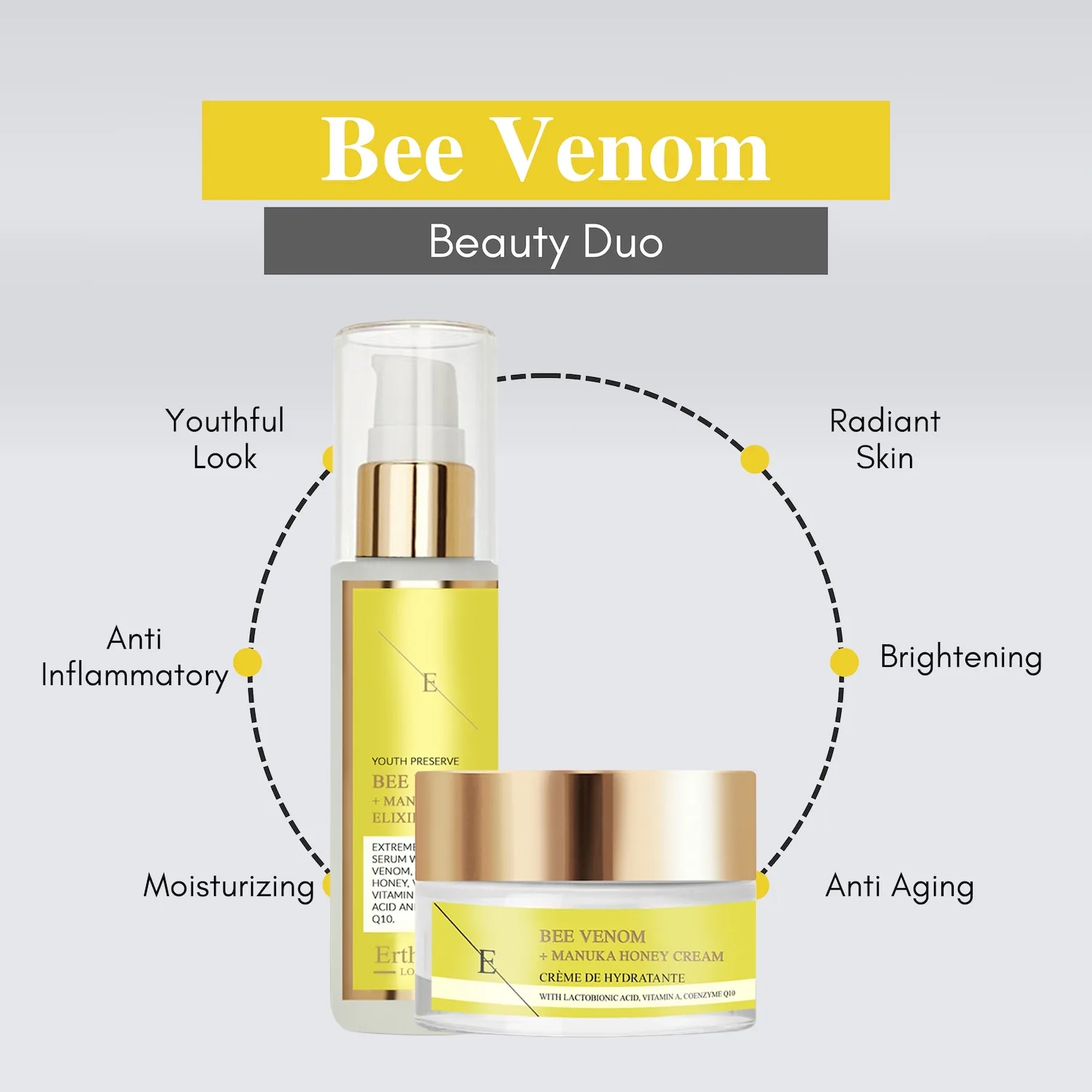 Набор ErthSkin London — Для ухода за лицом Bee-Light Duo Set , 1 шт, 50 мл — фото 2