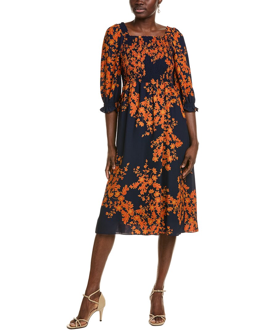 

Nanette Lepore Платье миди со сборками Nanette Nanette Lepore, синий