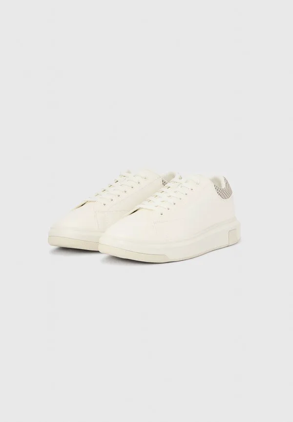 Кроссовки венеции Armani Exchange, Off White/Cream/Gunmetal — фото 2