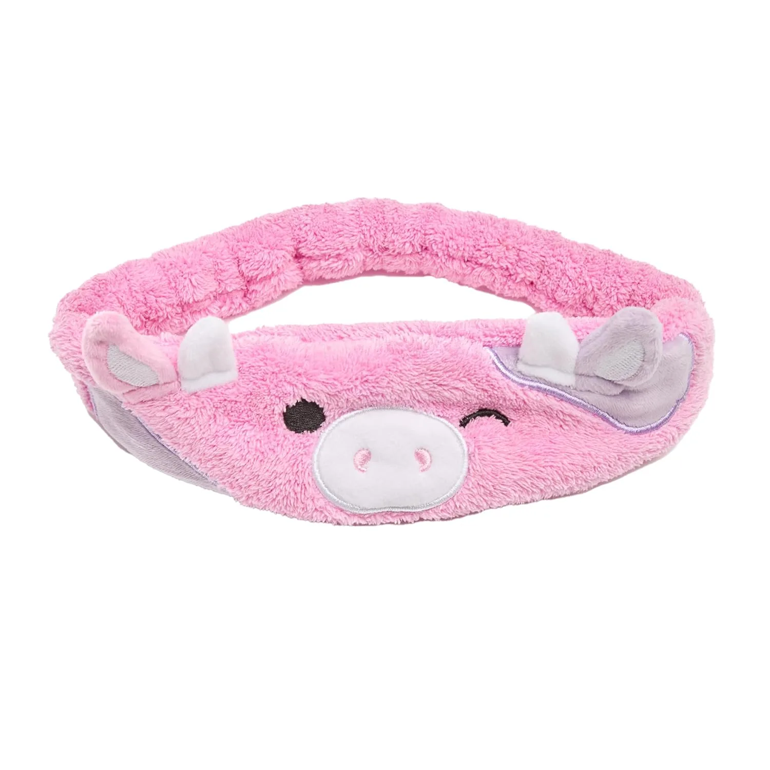 Мягкая и уютная повязка на голову TONYMOLY x Squishmallows Patty - аксессуар для ухода за волосами, макияжа и отдыха - милая, нежная и функциональная. 1 штука (1 шт.), Pink