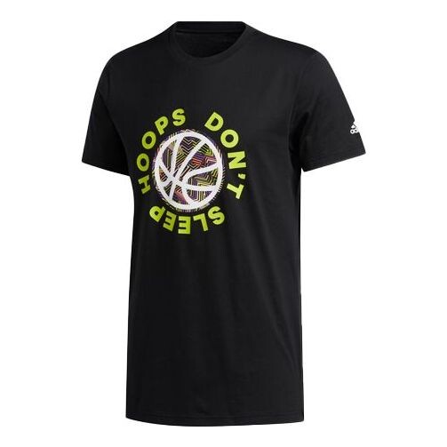 

Футболка apac smr hds basketball sports short sleeve black Adidas, черный