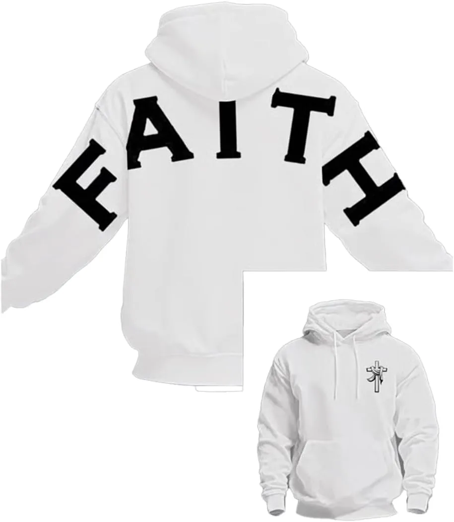

Мужская худи с принтом Faith Cross CIVIZILUX