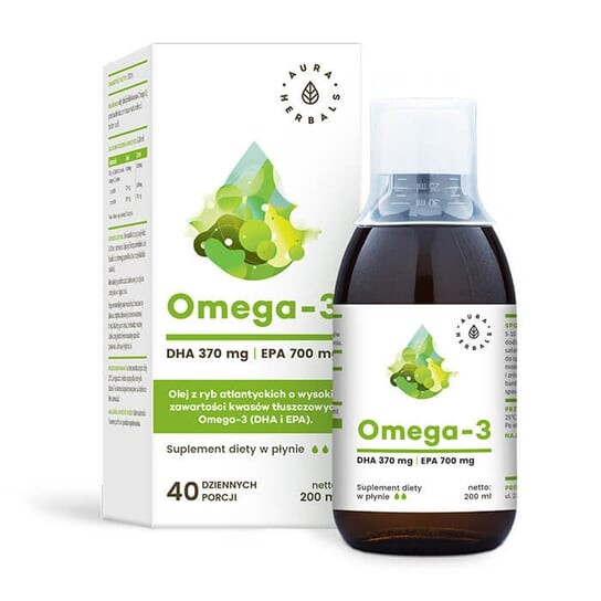 

Aura Herbals, Жир атлантической рыбы, 200 мл