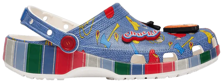 

Детские сабо Chucky x Crocs Classic Clog, мультиколор