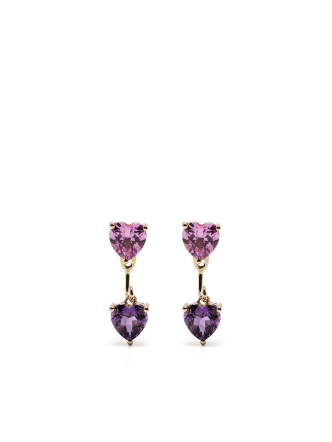 

Серьги-подвески Multi Coeurs из желтого золота Yvonne Léon, золотой