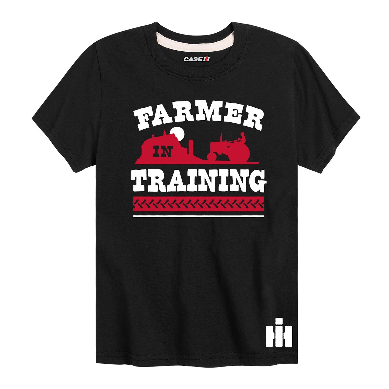 

Футболка Case IH Farmer In Training для мальчиков 8–20 лет с графическим рисунком Licensed Character, черный