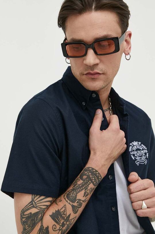 

Рубашка Abercrombie & Fitch, темно-синий