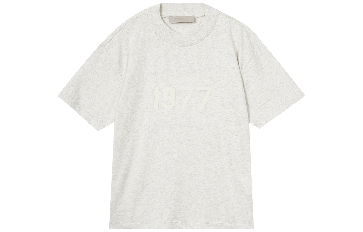 

Футболка с удлиненными плечами женская светло-бежевая Fear Of God Essentials