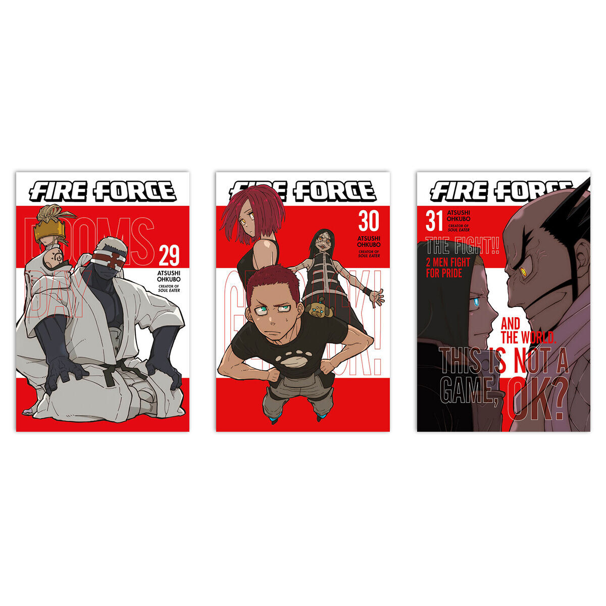 

Манга Fire Force Manga (29-31) Bundle