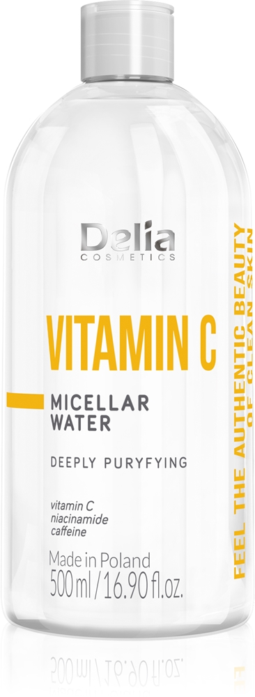 

Очищающая мицеллярная вода с витамином С от Authentic Beauty Delia Cosmetics, 500 мл