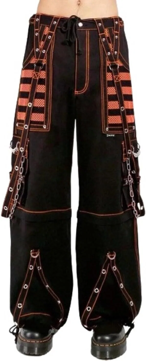Джинсы с цепями, черный