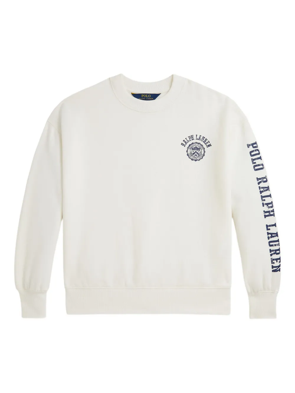 

Толстовка с вышитым логотипом POLO RALPH LAUREN KIDS, белый