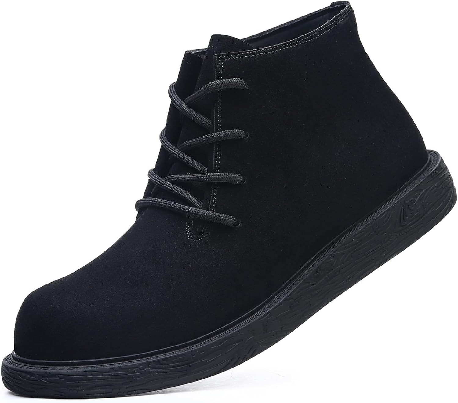 

Мужские ботинки чукка из натуральной замши, шнуровка, высокий верх, повседневные ботинки до щиколотки, комфортные, легкие, с нескользящей подошвой, дышащие, для прогулок, работы, повседневной носки, выходных и активного отдыха на улице Yrzhgdl,...