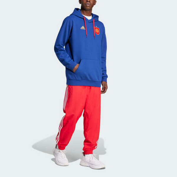 Испания Толстовка Мужская синяя Adidas, синий — фото 2