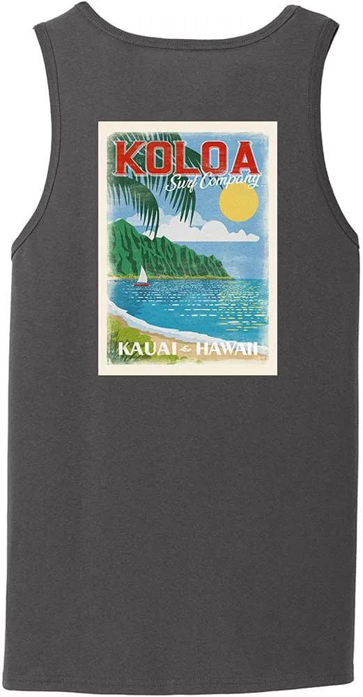 

Футболка-майка Koloa Surf с принтом, размеры S-4XL Koloa Surf Company