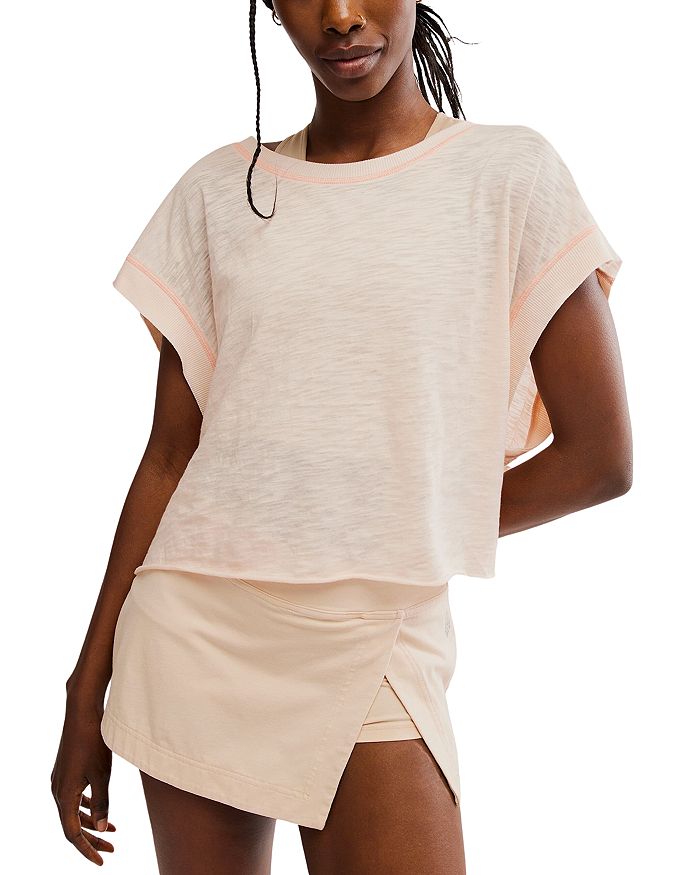 

Футболка Free People My Time Free People, слоновая кость/кремовый