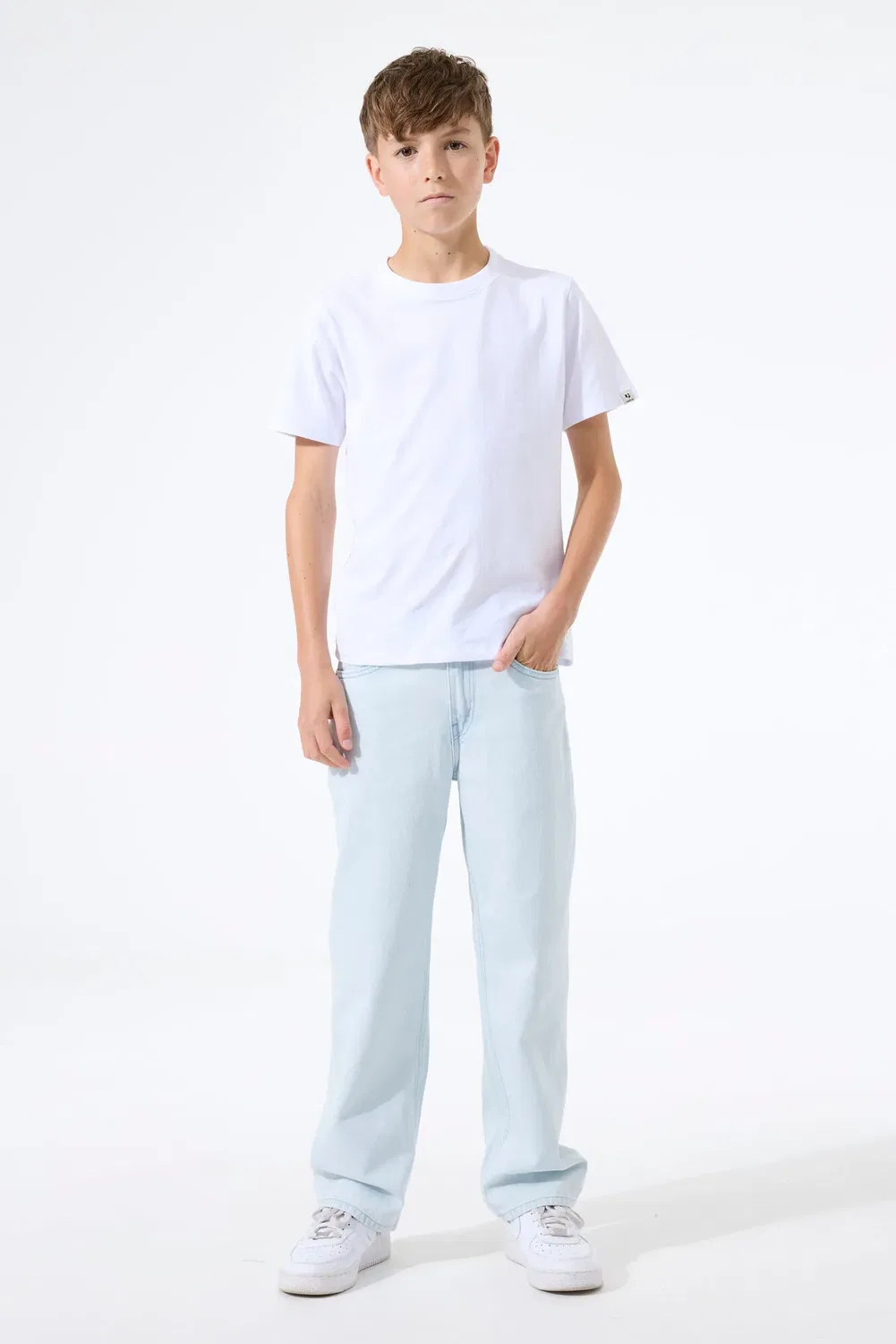 Джинсы baggy straight fit, bleached, Garcia — фото 4