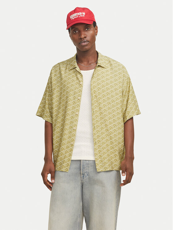 

Рубашка широкого кроя Marshall 12271103 Jack&Jones, желтый