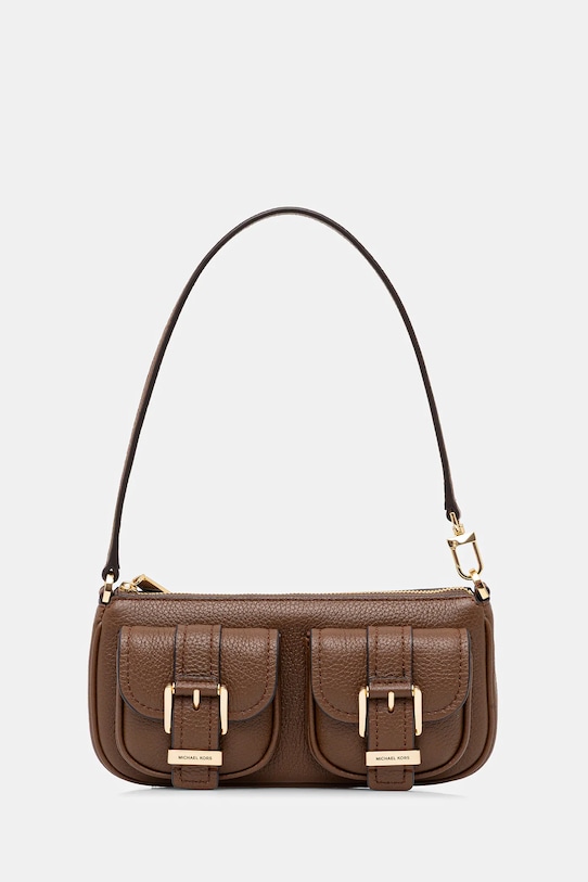 

Кожаная сумка Michael Michael Kors, коричневый