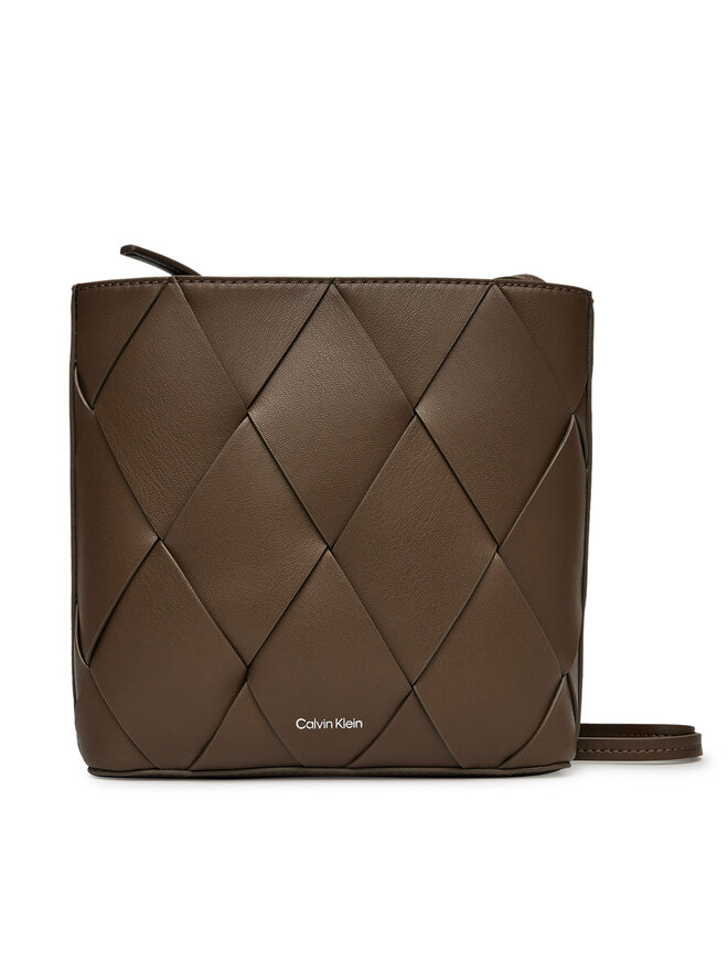 

Сумка Ck Woven Square Crossbody K60K612991 Calvin Klein, коричневый