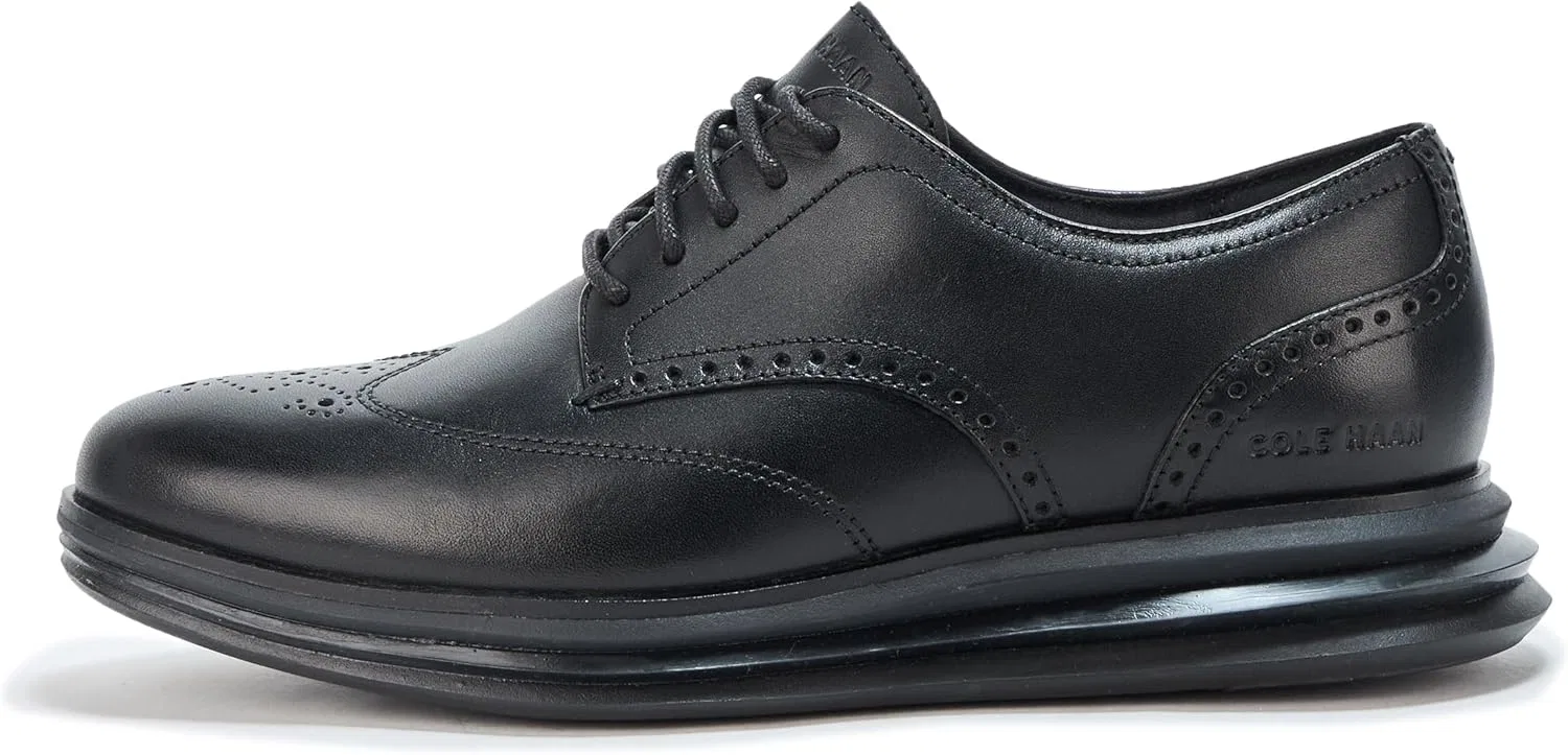 Мужские туфли Cole Haan Original Grand Energy One Wingtip Oxford, черный — фото 2