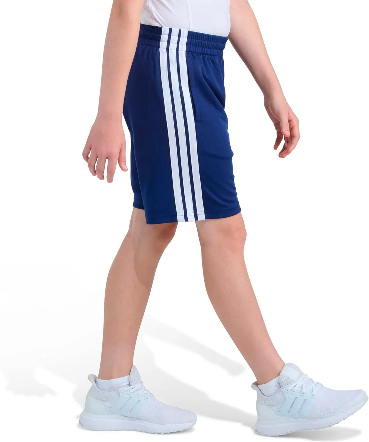 Шорты Active с 3-полосками adidas, темно-синие — фото 2