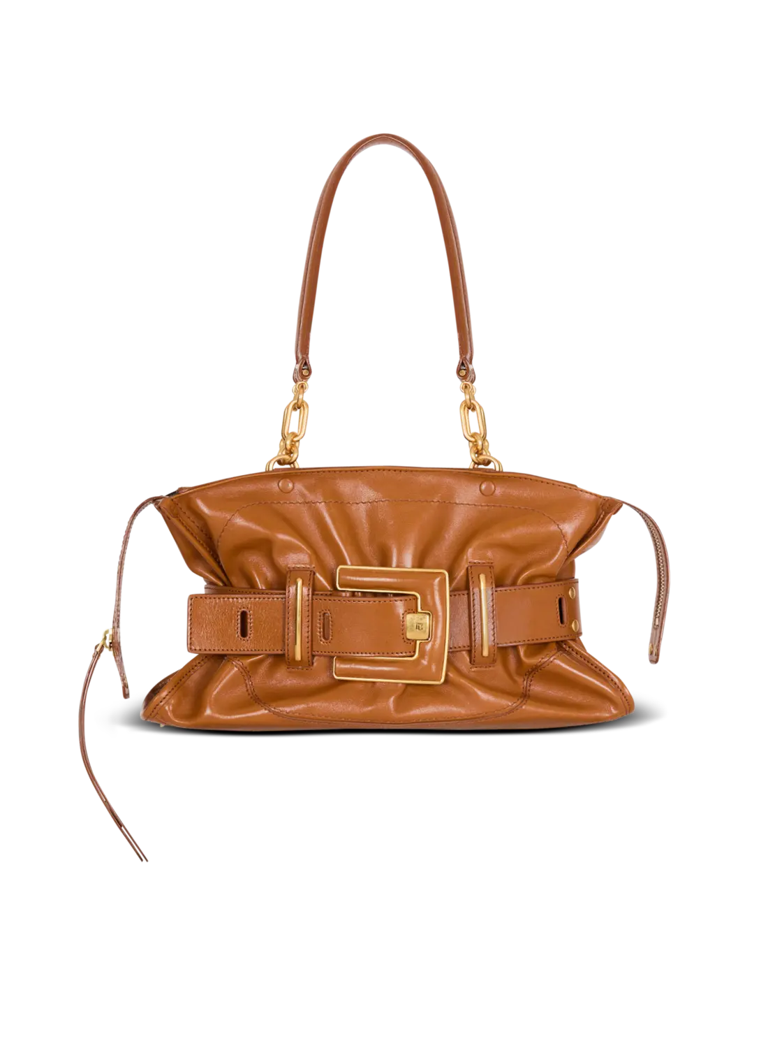 

Сумка Anthem из кожи теленка Balmain, коричневые/черные