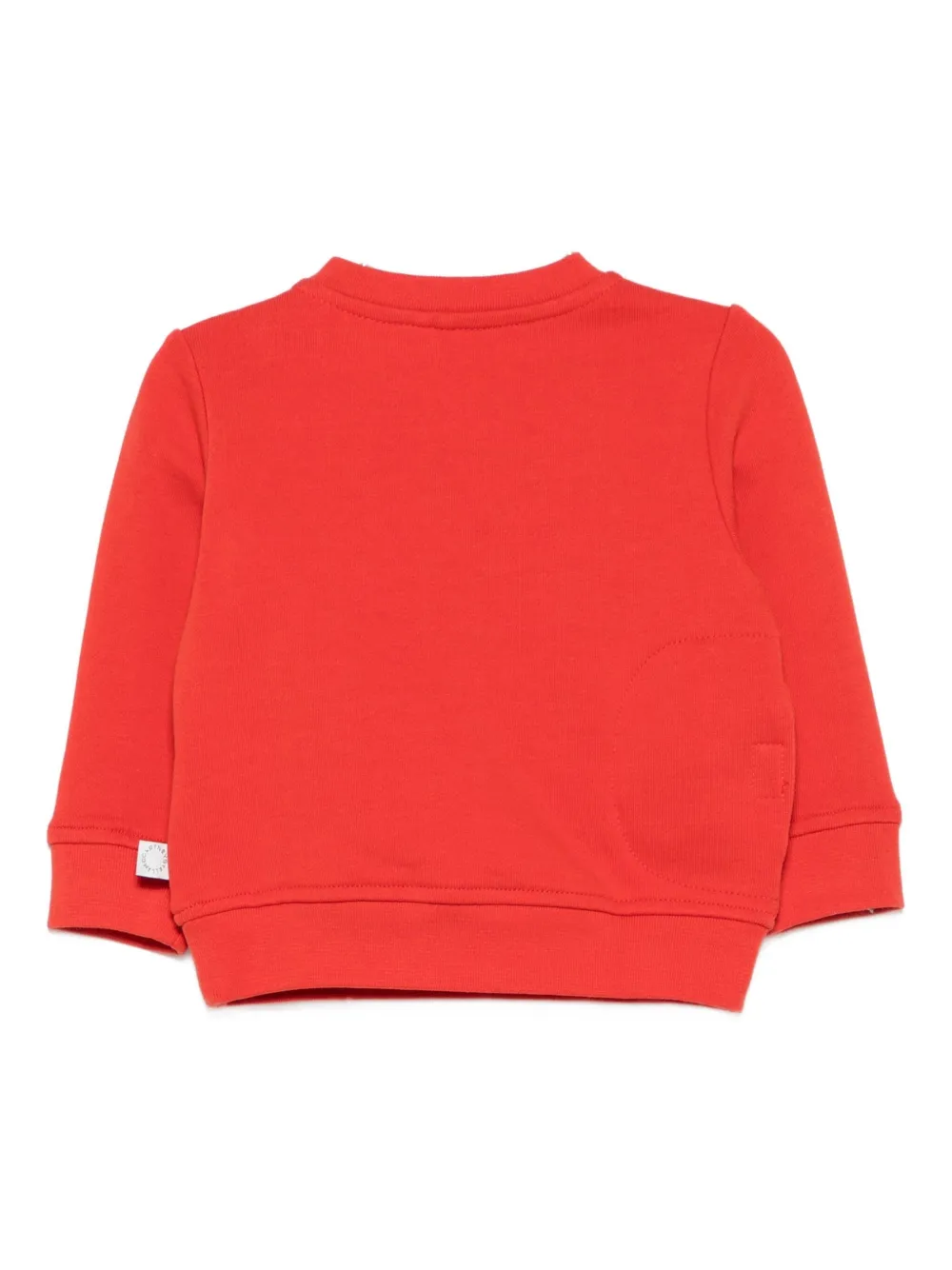 Свитшот с изображением лица Санты Stella McCartney Kids, красный — фото 2