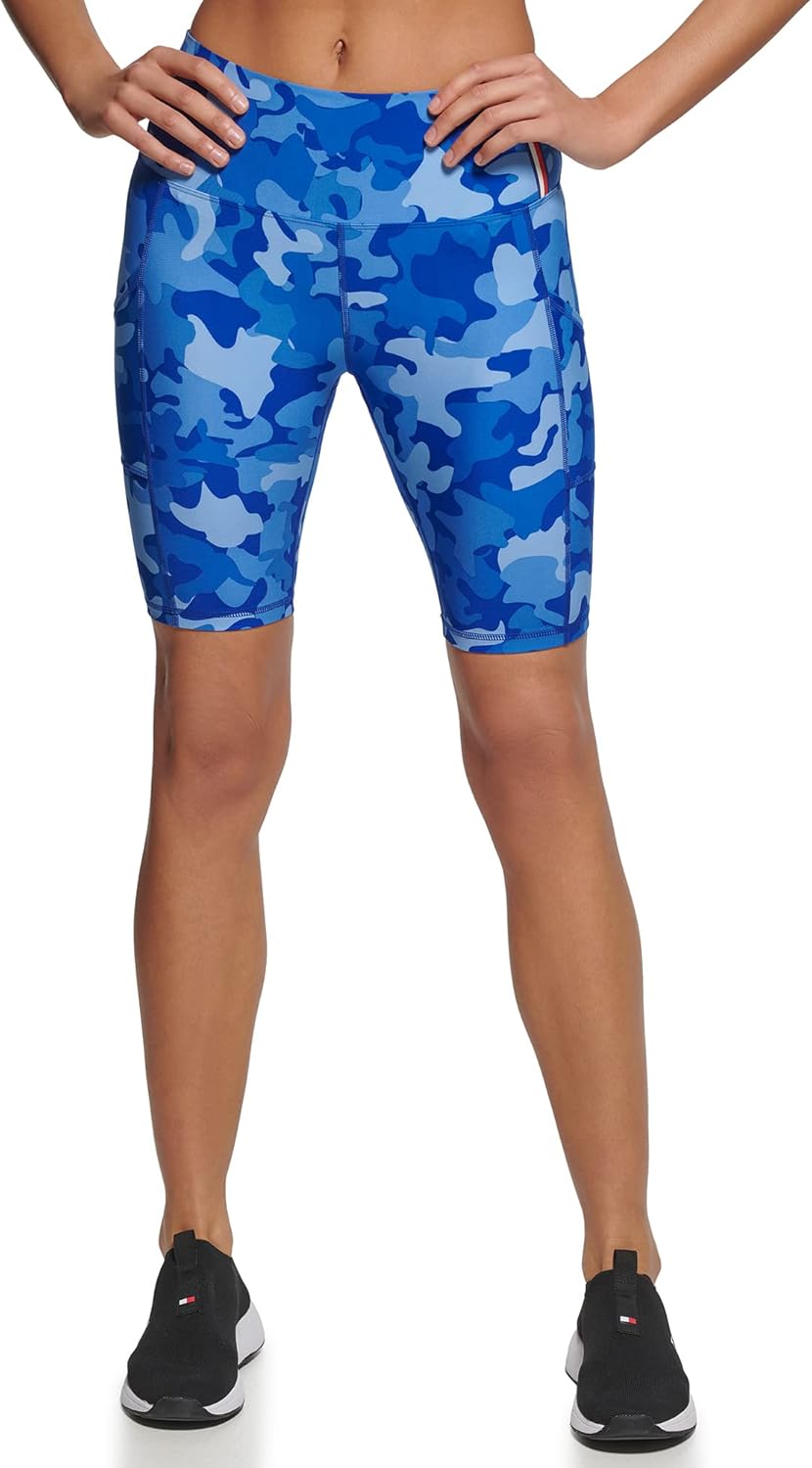 

Женские камуфляжные шорты Tommy Hilfiger с низкой посадкой, Lapis Combo