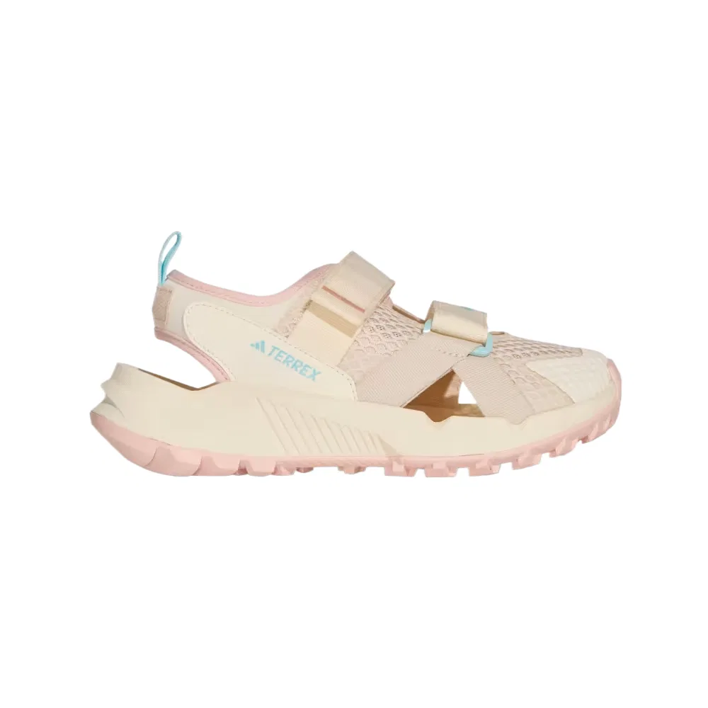 Сандалии Terrex Hydroterra Synthetic Leather, Textile Cushioning Quick Dry Low top Kids' Adidas, Cream White/Blush Pink/Semi Shimmery Aqua Blue — фото 3