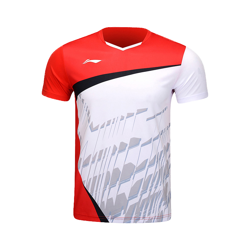 

LINING Футболка Badminton Clothing Unisex Vermilion