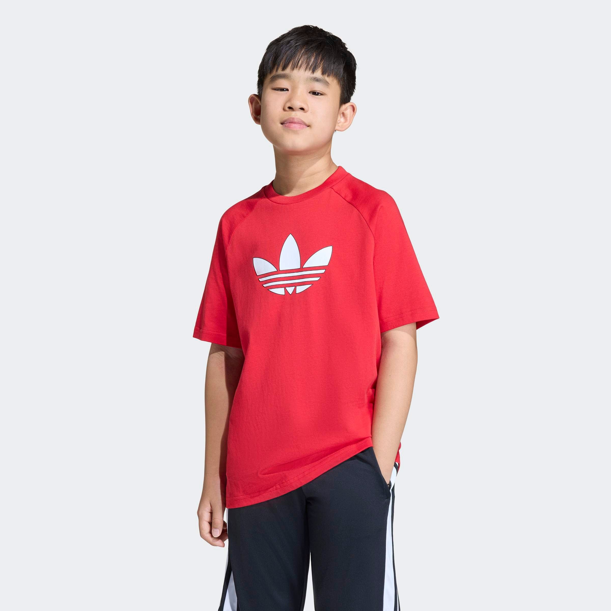 Adidas Originals Футболка в красном цвете — фото 2