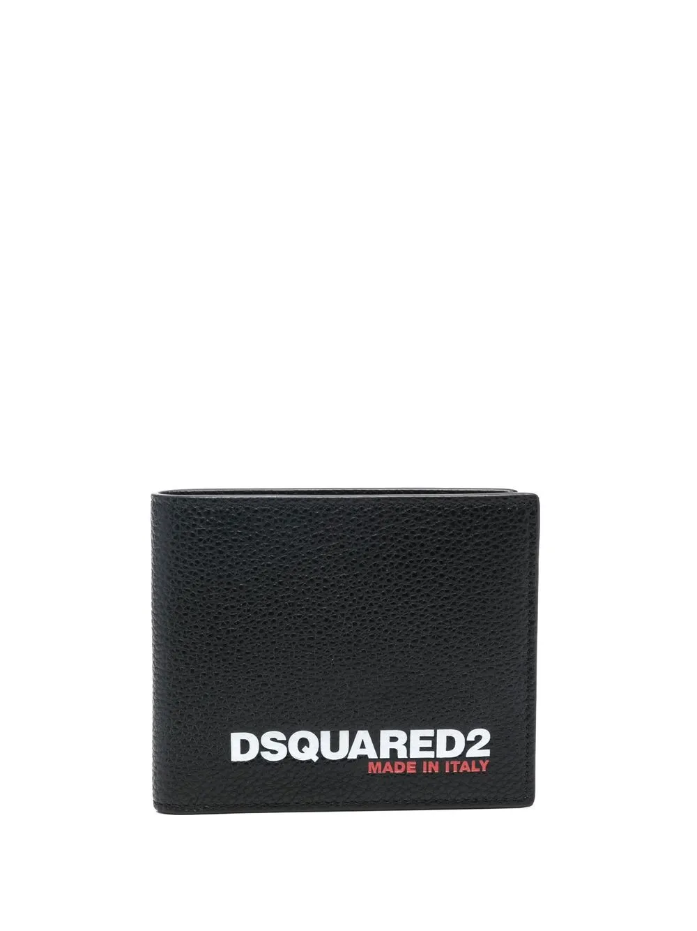 

Складной кошелек с логотипом DSQUARED2, черный