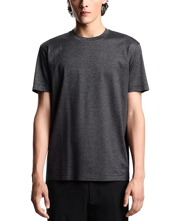 

Двухцветная футболка Emporio Armani, серый