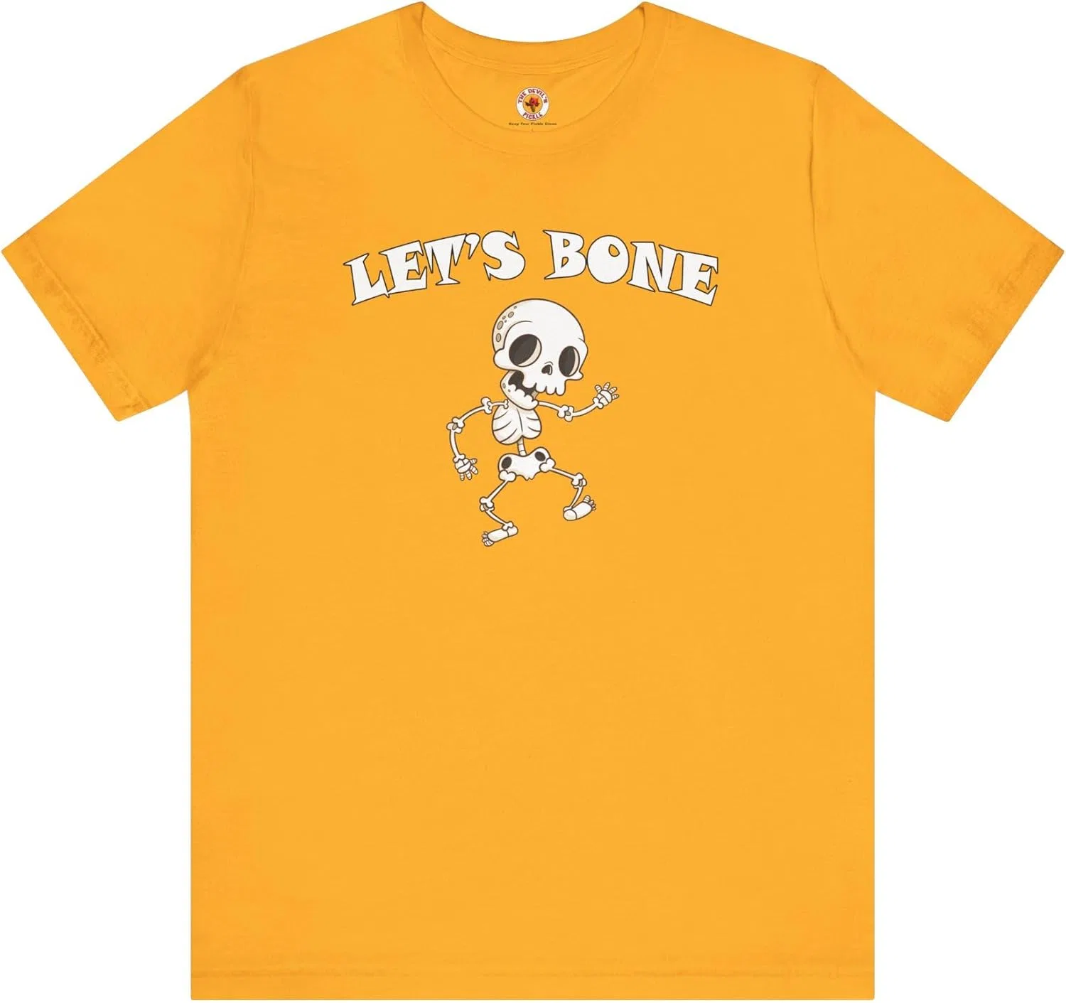 Футболка Let's Bone, бренд Generic, цвет Gold