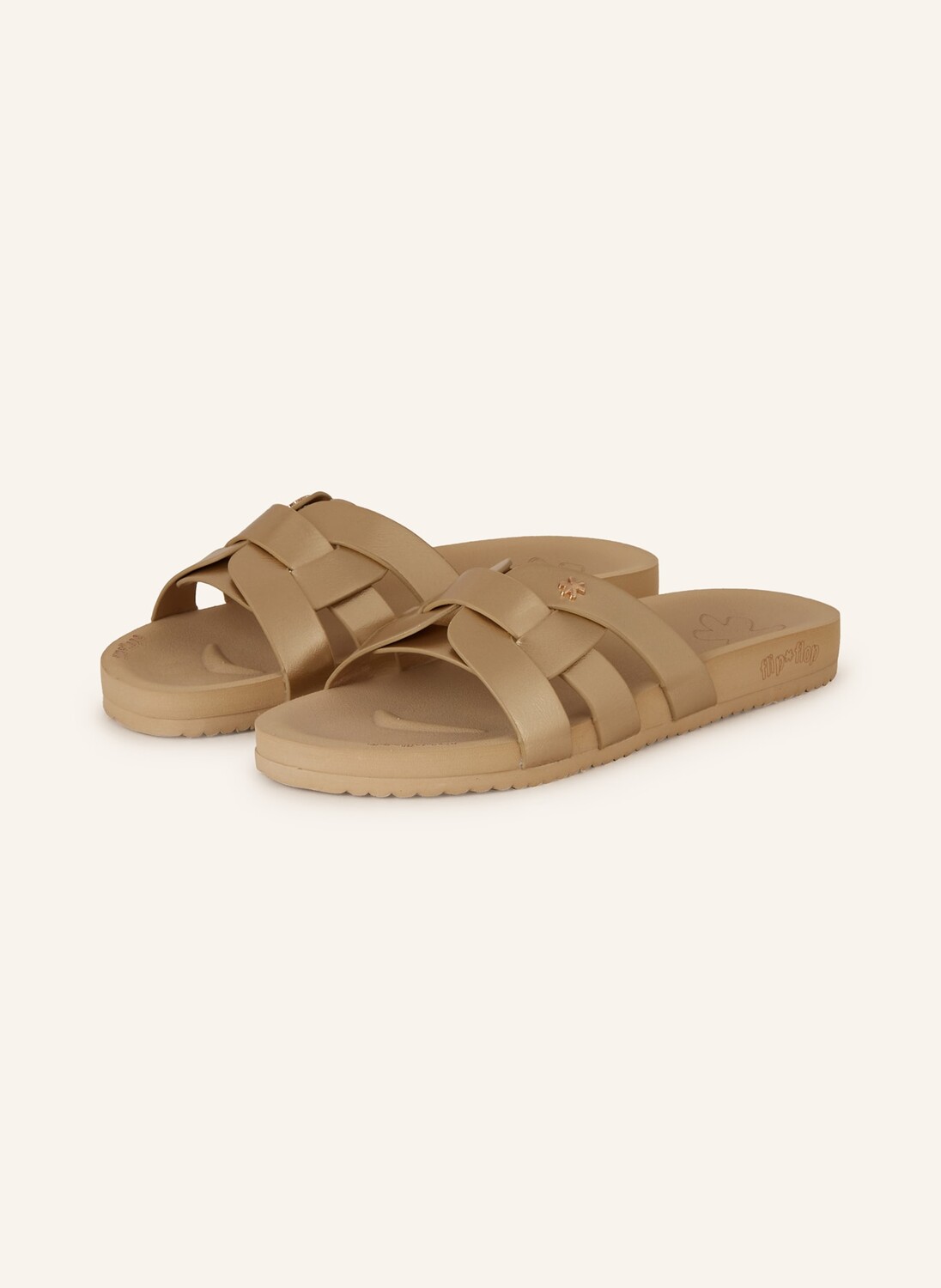 Тосканские мюли Flip*Flop, золотой