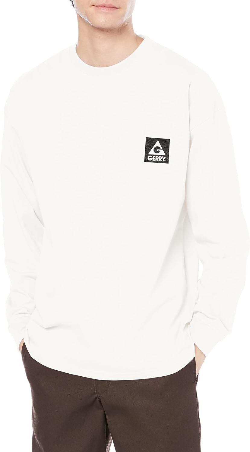 

Футболка improves GERRY эксклюзивная футболка с длинным рукавом и принтом для мужчин, белый