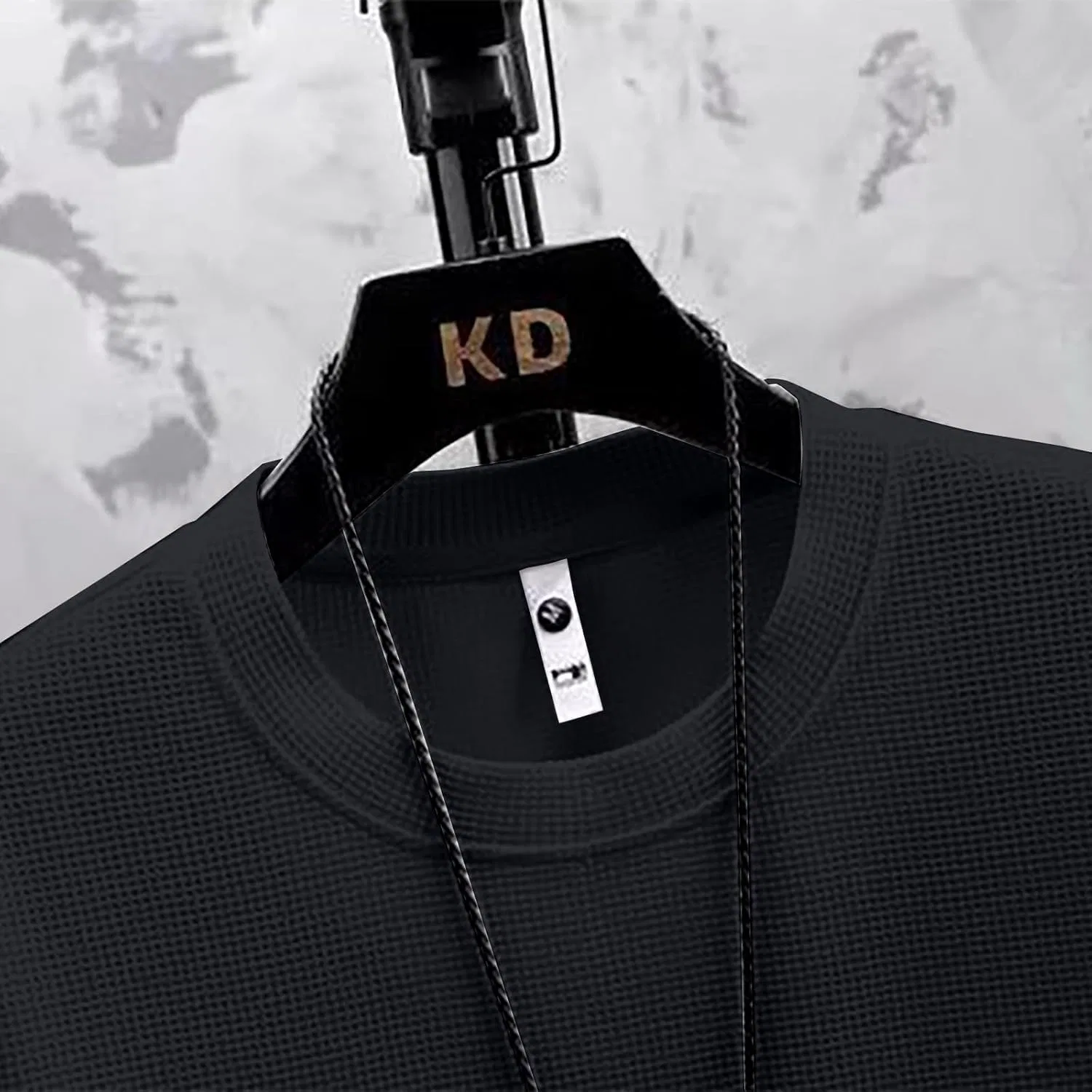 Спортивный костюм для женщин Plus Size: худи с длинным рукавом и брюки джоггеры Generic, темно-синий — фото 4
