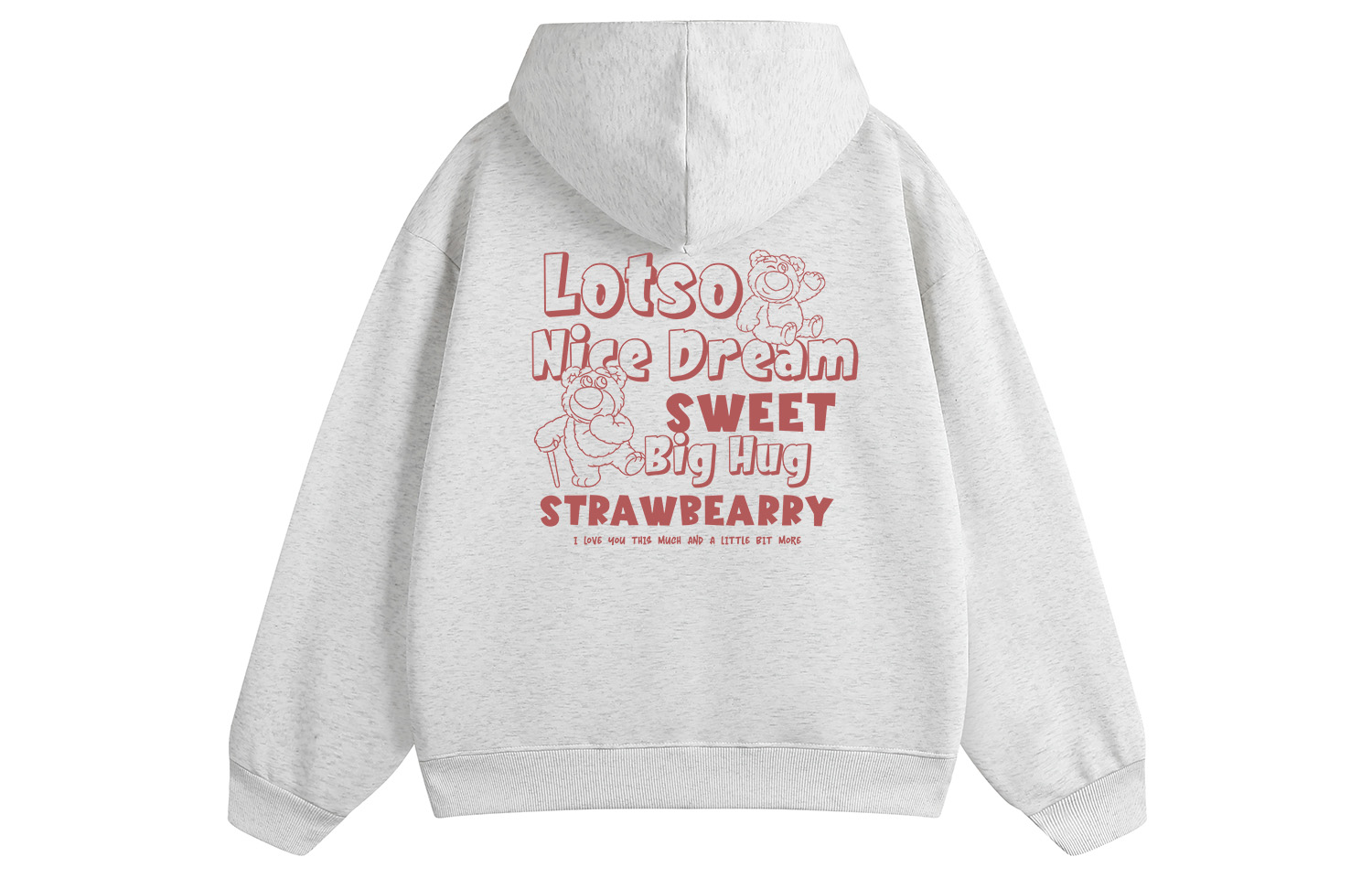 

Толстовка Unisex Hooded Thickened Heavyweight Disney, heather серый fleece-lined