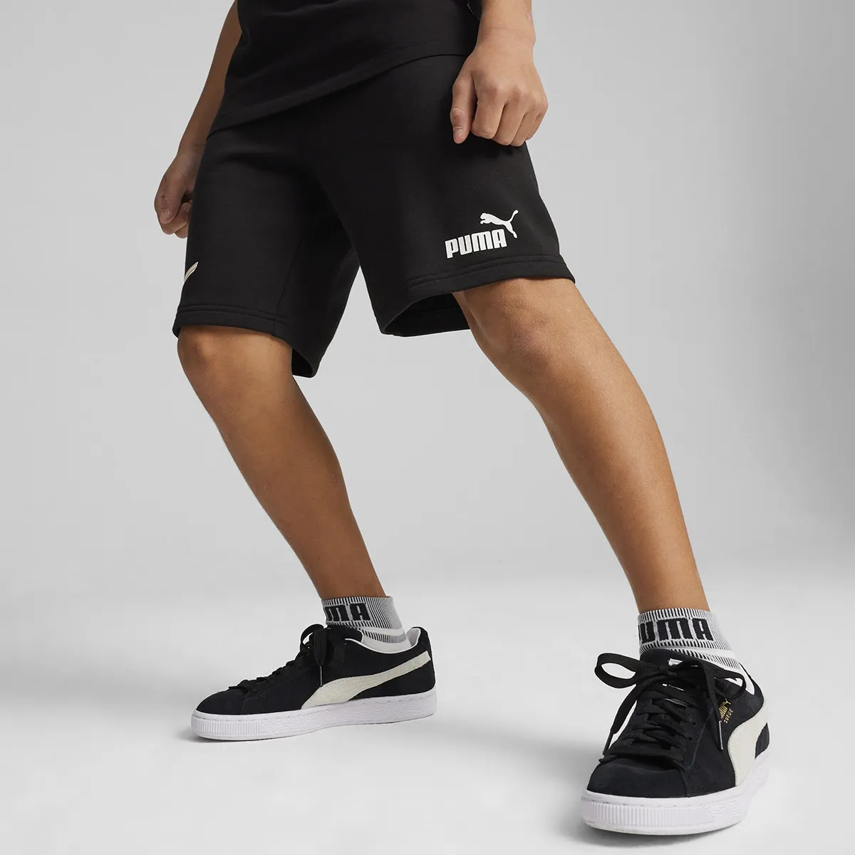

Детские шорты Ess+ Mid 90S Shorts Tr B Puma, черный