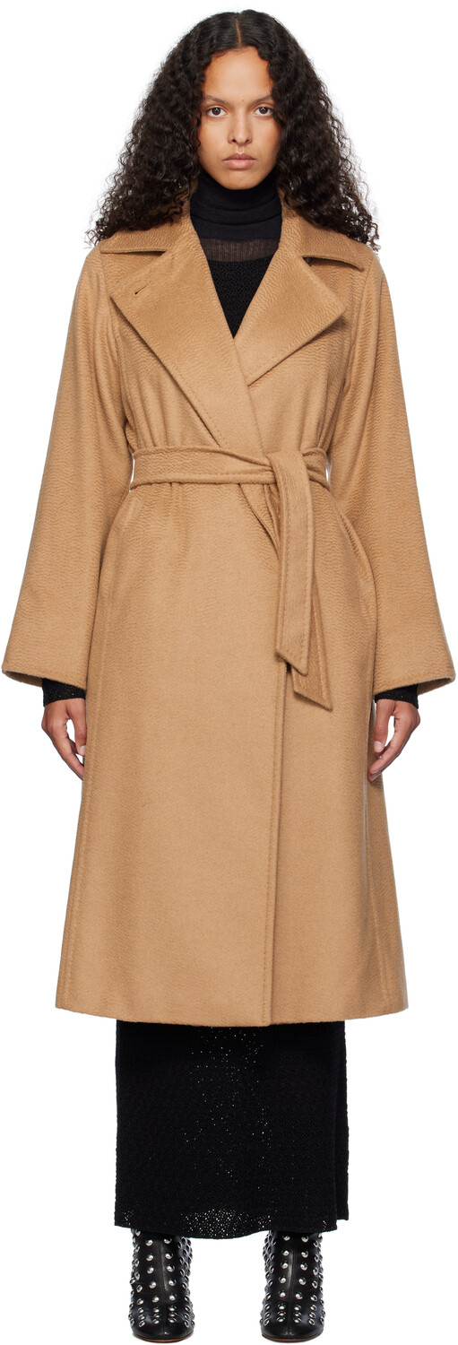 

Пальто цвета загара «Мануэла» Max Mara